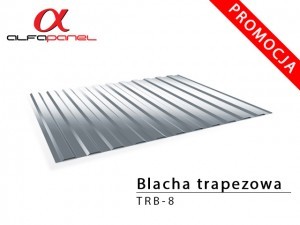 Blacha trapezowa TRB 8/1170 gr. 0,5mm - ocynk