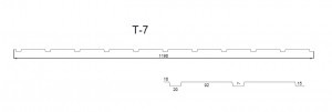 Blacha trapezowa T 7 gr. 0,5mm - poliester